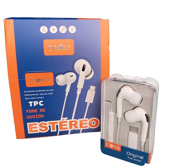 FON-30039 FONE COM FIO TIPO C INOVA