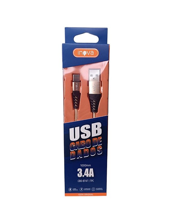 CBO-8747 CABO TIPO C 3.4A 1M INOVA