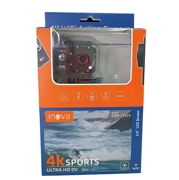 CAM-12625 CÂMERA 4K SPORTS INOVA