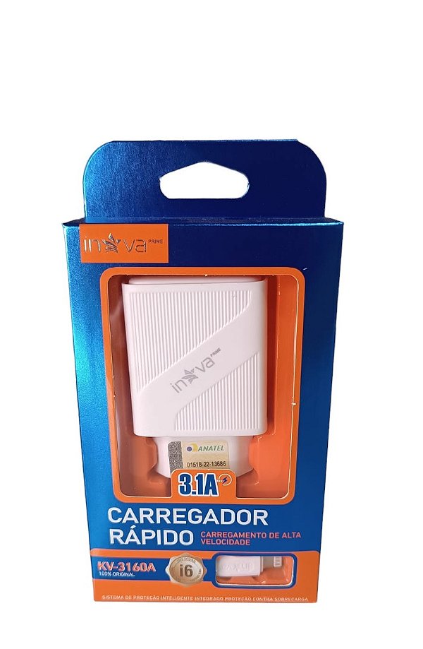 KV-3160A CARREGADOR IPHONE 3.1A INOVA PRIME