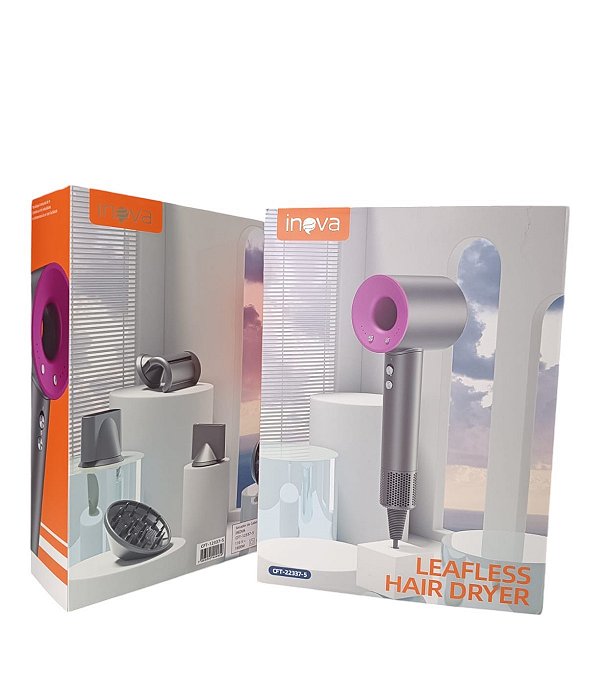 CFT-12337-5 SECADOR PARA CABELO LEAFLESS HAIR DRYER 110V 1600W INOVA
