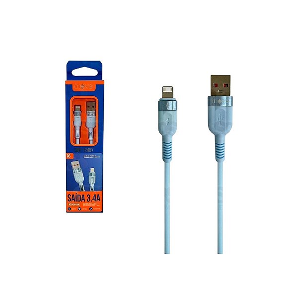 CBO-12457 CABO USB IPHONE 3.4A 1M INOVA