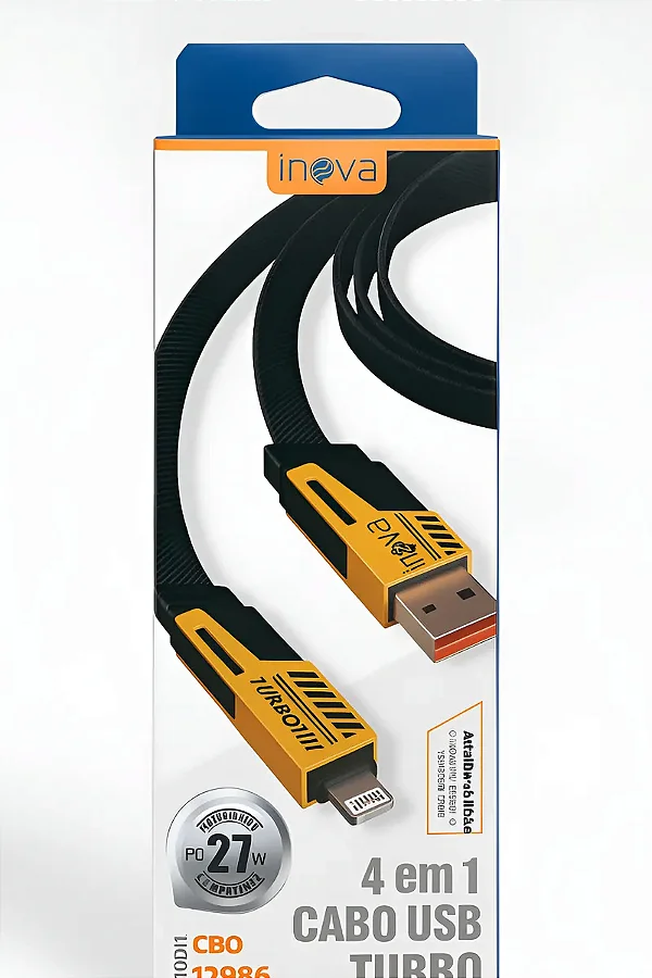 CBO-12986 CABO USB 4 EM 1 27W INOVA