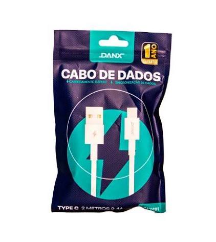 DU120T CABO TIPO C 2M 2.4A DANX