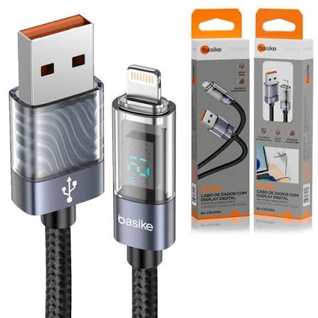 BA-CBO084 CABO USB PARA IPHONE 12W 1M BASIKE
