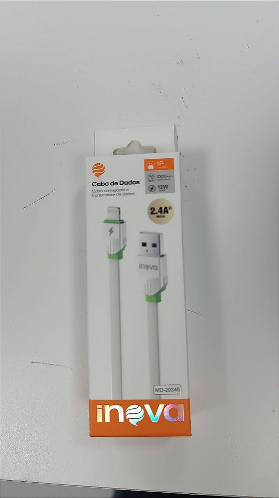 CB0-20345 CABO USB PARA IPHONE 2.4A 12W INOVA