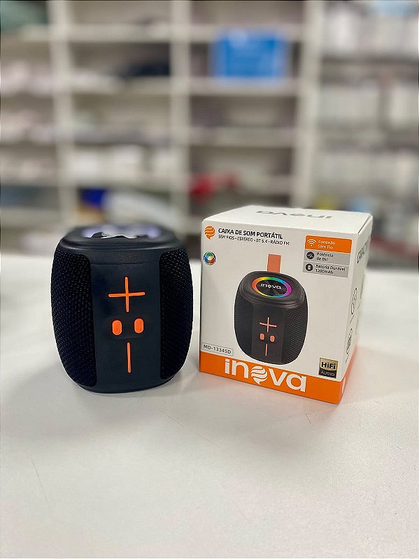 MD-13345D CAIXA DE SOM BLUETOOTH INOVA