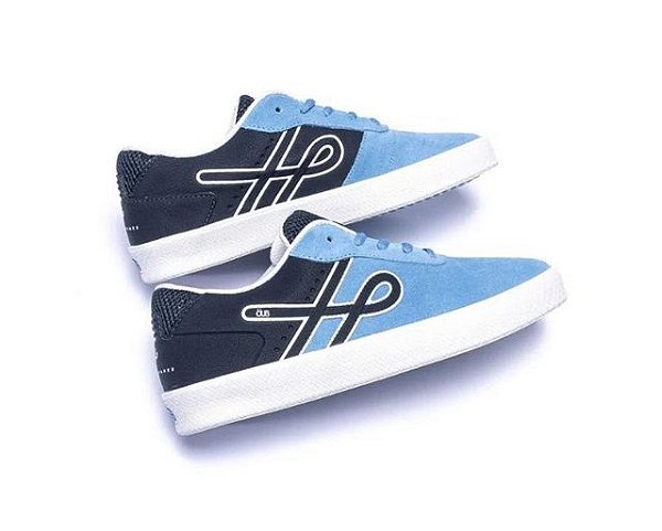 TENIS OUS COURO EMERGENTE AZUL ESSENCIAL