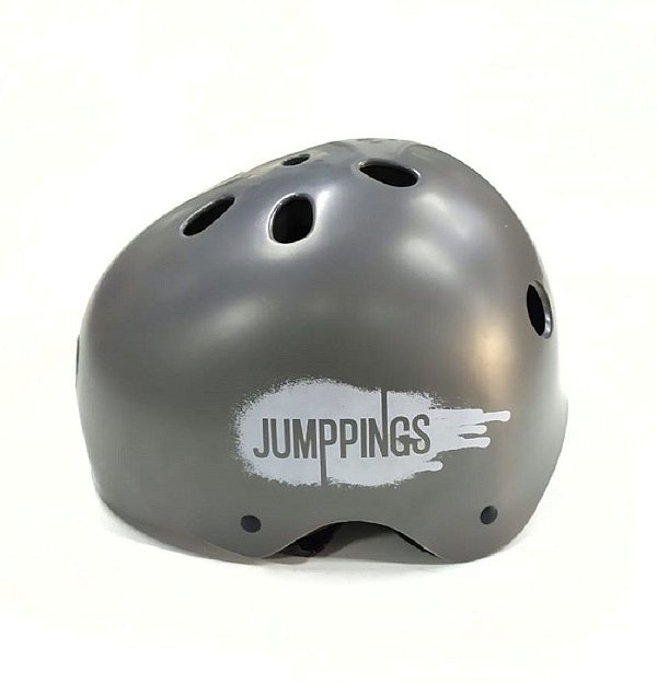 Capacete Cinza Jumppings Skate