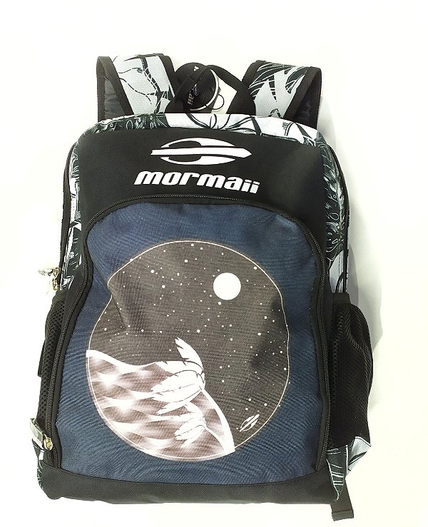 MOCHILA MORMAII COSTAS POLIESTER MASC 43X31X15,5CM MOR 0242