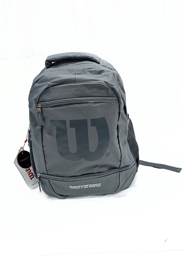 MOCHILA WILSON CINZA POLIESTER REFORCADA 65011066 DG