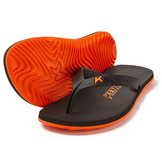 SANDALIA KENNER NEW SUMMER PRETO LARANJA 2400011000