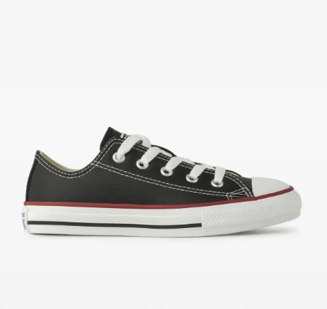TENIS CONVERSE CHUCK TAYLOR ALL STAR PRETO VERMELHO CT00010007