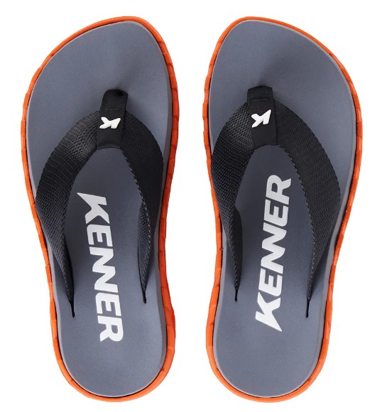 SANDALIA KENNER MEGAH POP  LARANJA  PRATA 1600022100 2