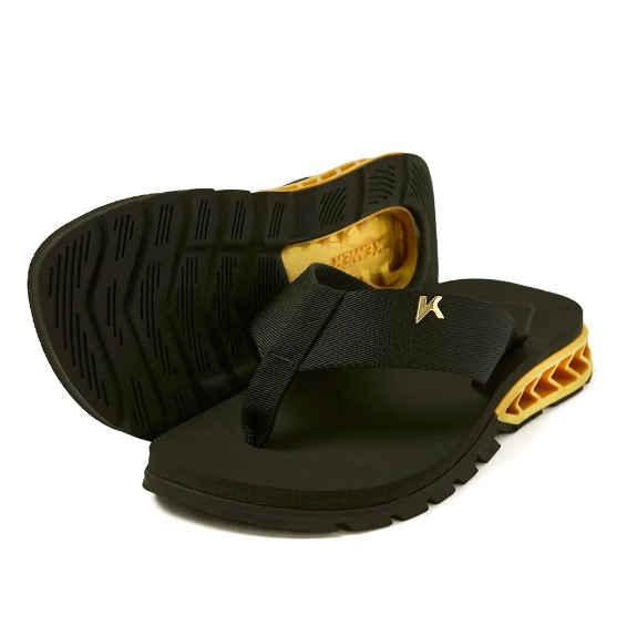 SANDALIA KENNER RAKKA NYLON PRETO DOURADO 1900023100 6