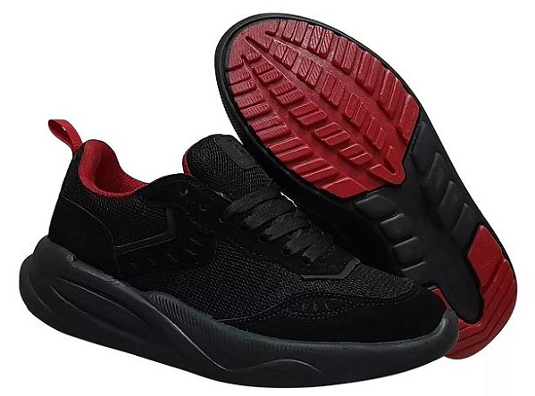 Tênis Freeday Track Suit Preto Pto FR28005