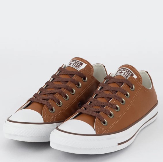 TENIS CHUCK TAYLOR ALL STAR CASCA DE NOZES MARROM URSO BRANCO CT04500005