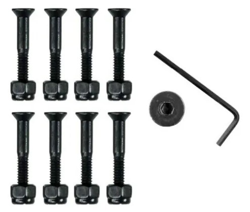 KIT PARAFUSO BASE ALLEN STICK SKATE / LONGBOARD 40MM