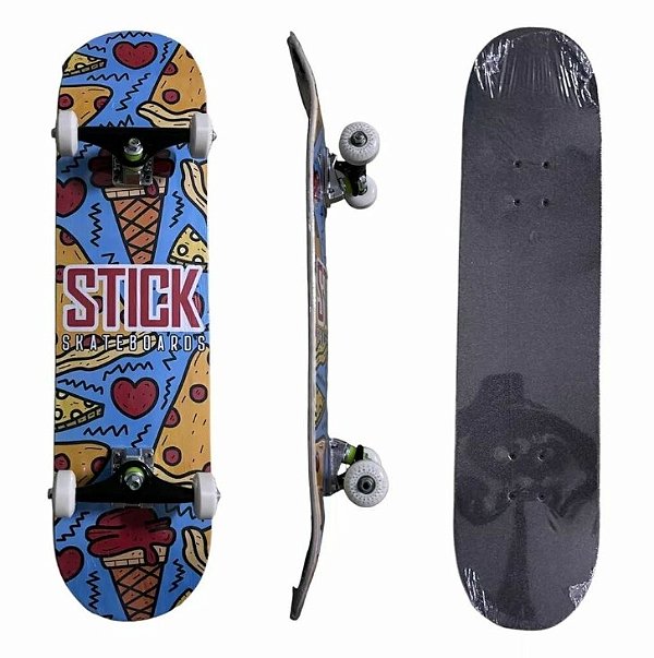 SKATE MONTADO STICK INIC PIZZA SKTIPZ