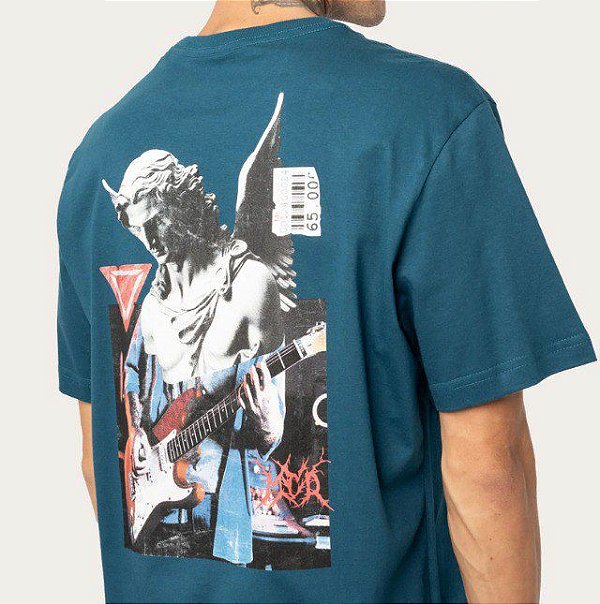 CAMISETA MCD REGULAR ANJO GUITARRA