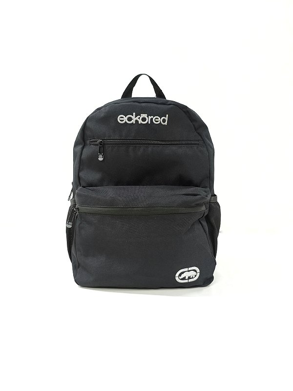 Mochila Ecko Grande Escolar Trabalho  - Preto - Liso Ean 7899920930473