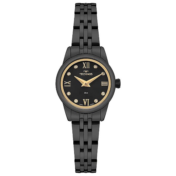 Relógio Technos Feminino Analógico  Mini Preto 2025LUT/1P