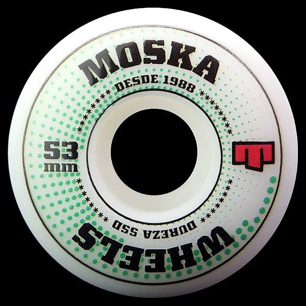 Roda Moska Skate White Rock 53mm R01003