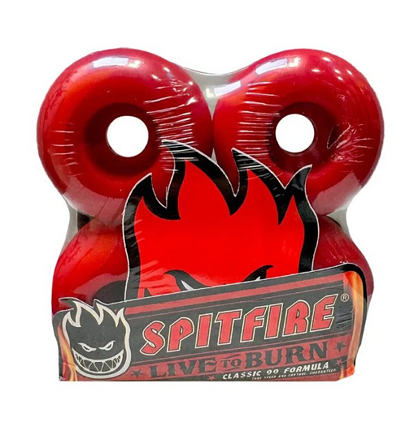 Roda SPIT FIRE Classic 99D Hypno Formula Vermelha