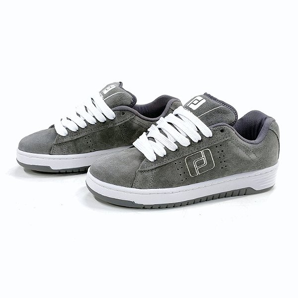 Tênis Freeday JAB Camurça Cinza Branco FR25004