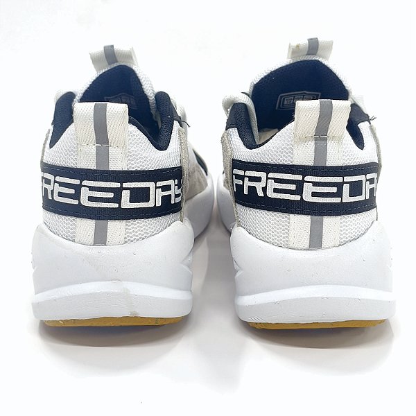 Tênis Freeday Static Cinza Branco FR30003