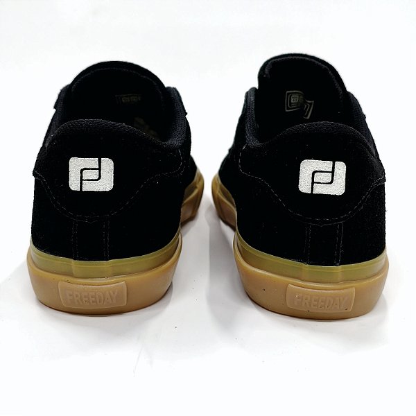 Tênis Freeday Jab Vulc Preto Natural FR40005