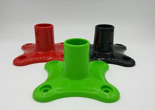 Base Reta c/ haste PVC 30cm - Verde