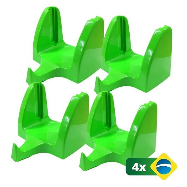 Kit Suporte Bobina Fundo Estrela com Ventosas 4 un
