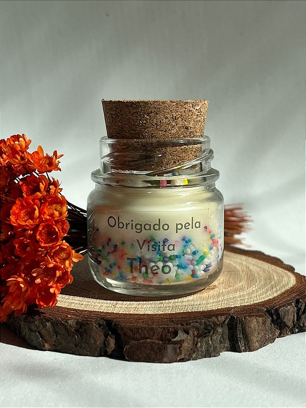 Kit 10 mini velas aromáticas Birthday Cake - Personalizadas