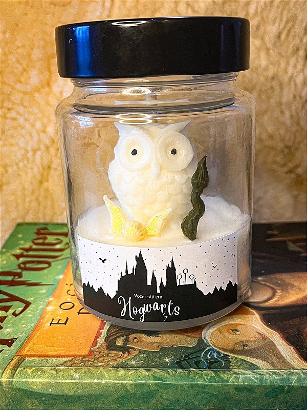 VELA AROMÁTICA VOCÊ ESTÁ EM HOGWARTS - VELA AROMÁTICA HARRY POTTER