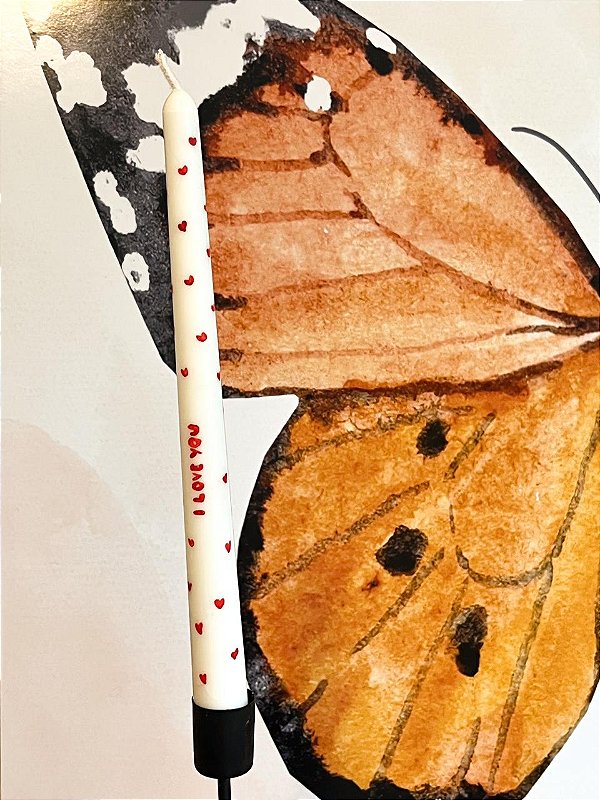 Vela Castiçal Corações - Especial Dia dos Namorados