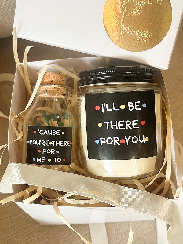 KIT PRESENTE VELA AROMÁTICA - FRIENDS