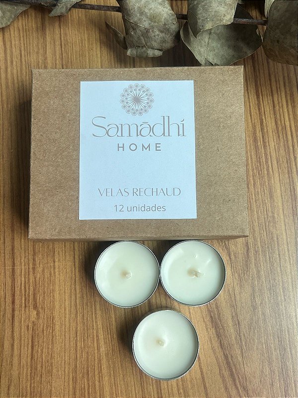 Kit Velas Rechaud - 12 unidades