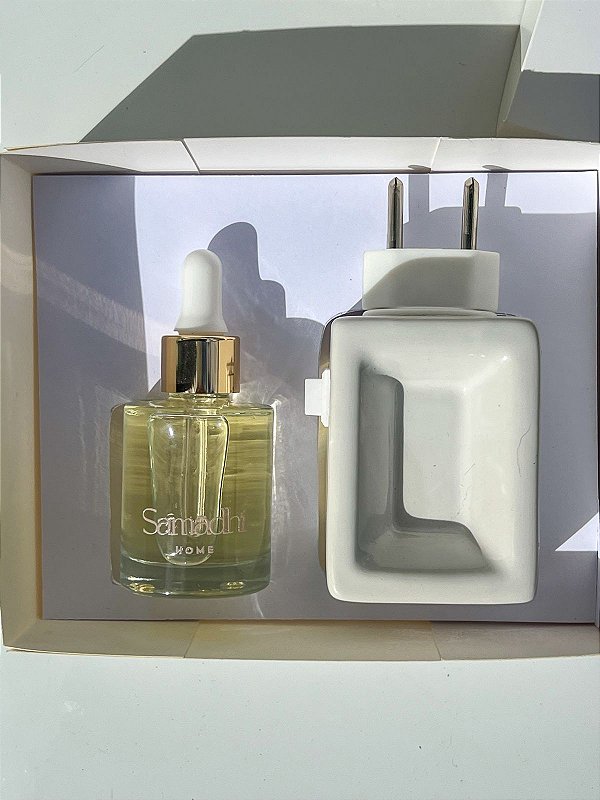 Kit Presente Difusor Elétrico + Essência Concentrada 30ml