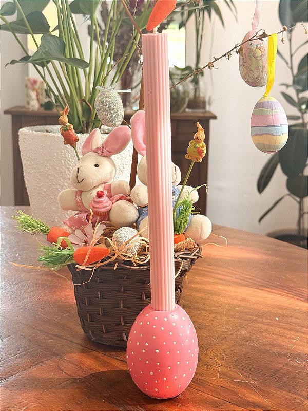 Castiçal Ovo de Páscoa