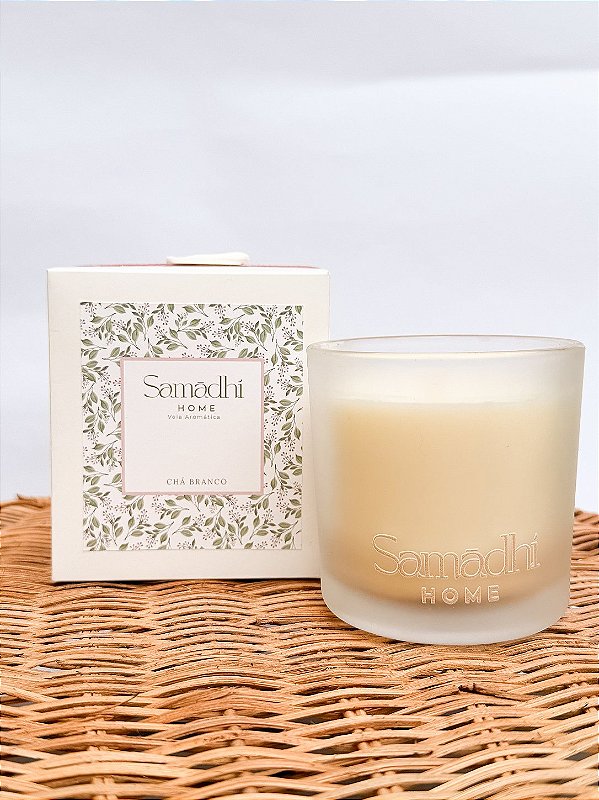 Vela Aromática Chá Branco