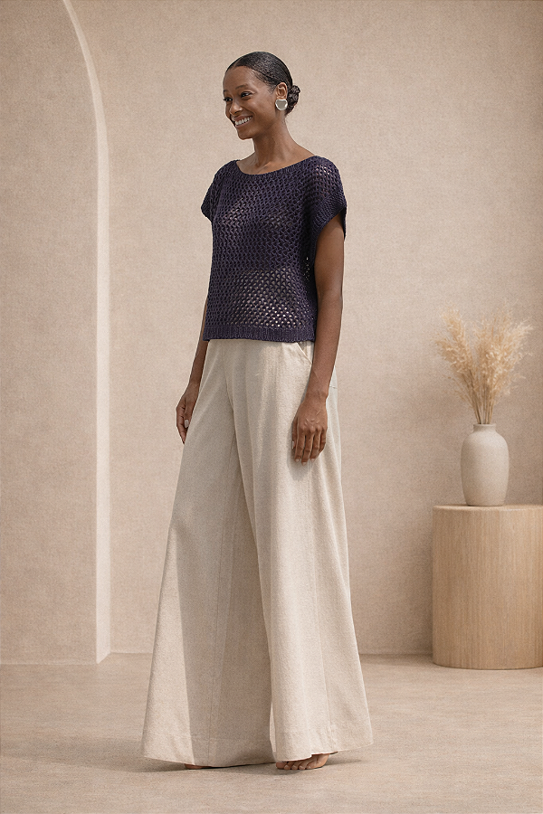 Blusa Tricot Serena marinho