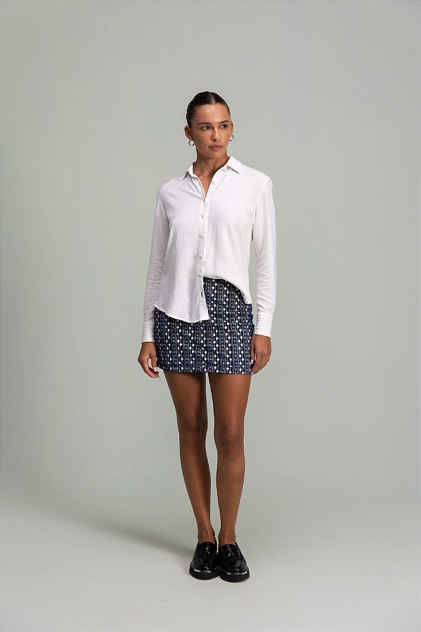 Saia Veludo Jacarandá