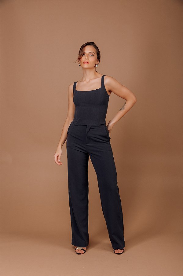 Blusa Cinza Ana Júlia