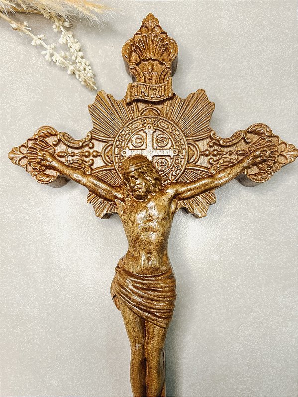 Crucifixo de São Bento - 40cm