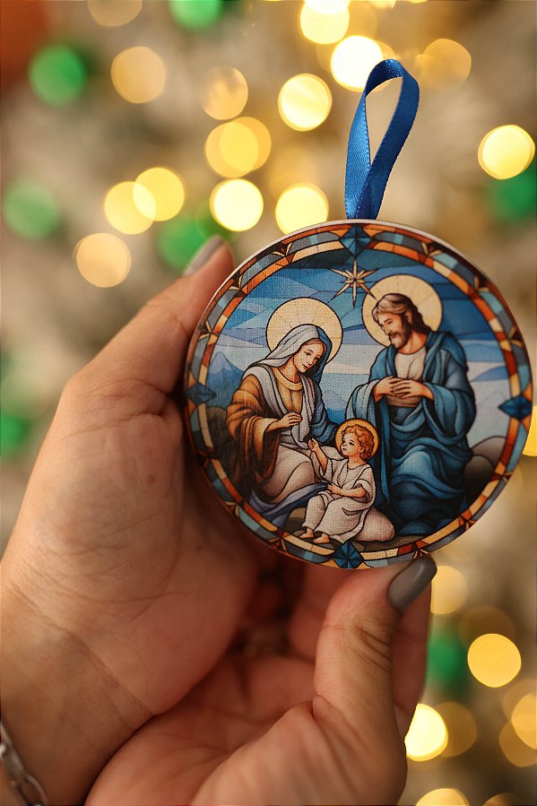 Pingentes Natalino - Sagrada família de Nazaré