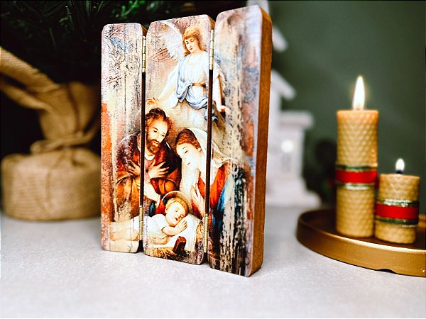 Tríptico Presépio Sagrada Família (P)