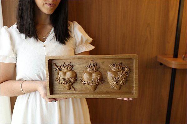 Corações Sagrada Família - Premium