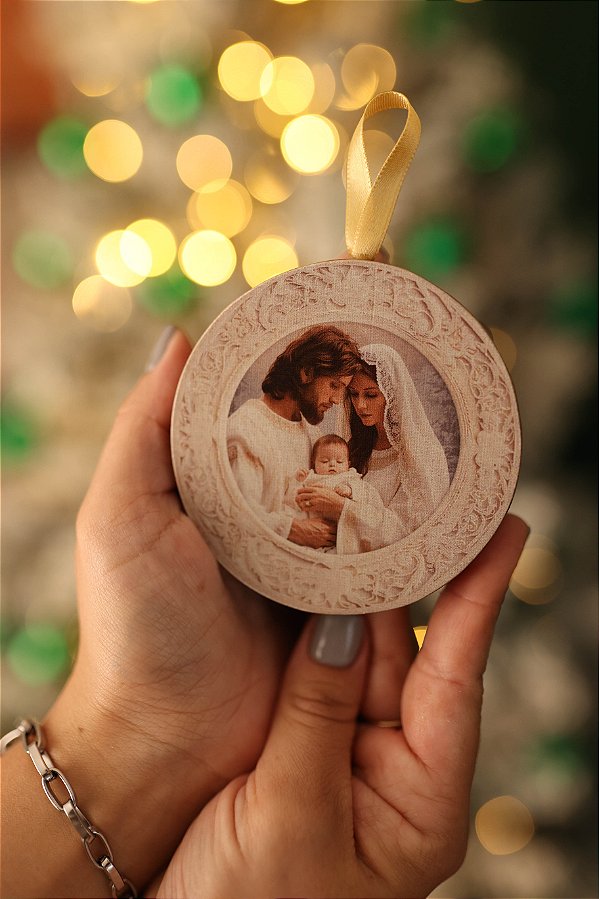 Pingente Natalino - Sagrada Família 4