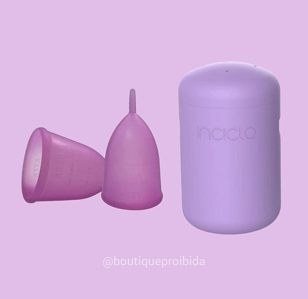 Coletor Menstrual Médio + Cápsula Esterilizadora